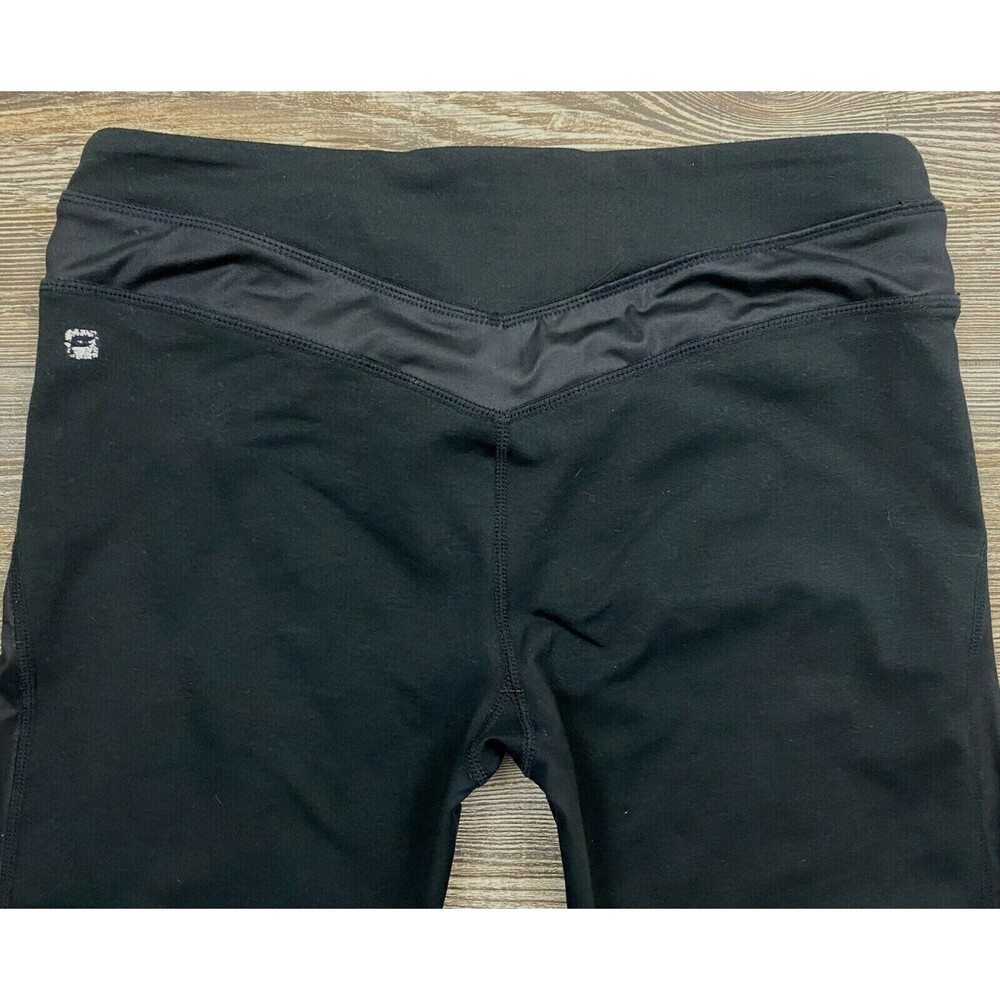 FABLETICS Leggings Cropped/Capri Medium Black Poly/Elastane Waistband Pocket - Picture 5 of 8